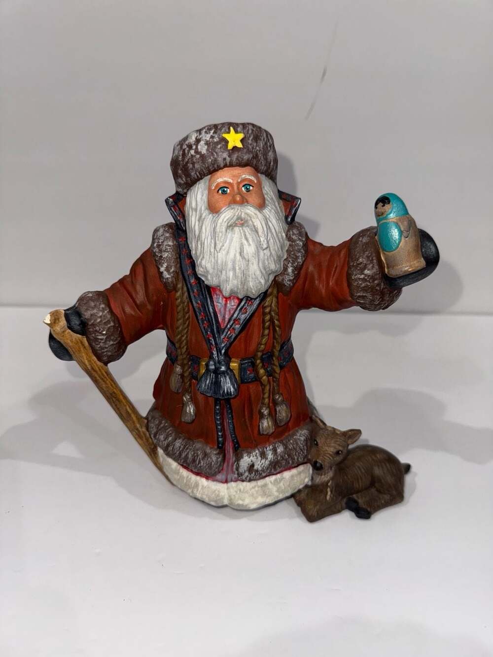 VINTAGE KIMPLE CERAMIC MOLD #1909 COLONIAL SANTA